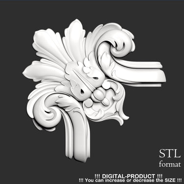 Elegant Corner Decor for Furniture, Wall Panels & Gypsum Decoration